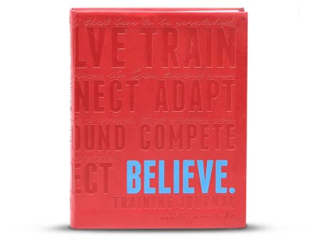 Believe Training Journal (Red) Online Hot Sale