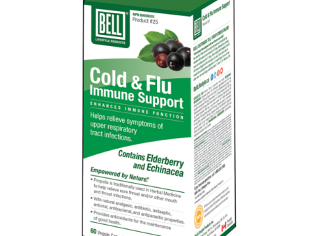 Bell - cold & flu relief with elderberry & echinacea 60 vcaps Cheap