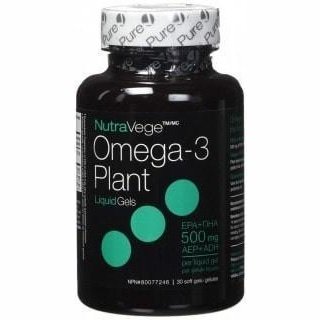 Nutravege - plant-based omega-3 (500 mg) fresh mint - 30 sgels Sale