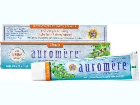 Auromere - ayurvedic toothpaste classic licorice - 75 ml Online Hot Sale