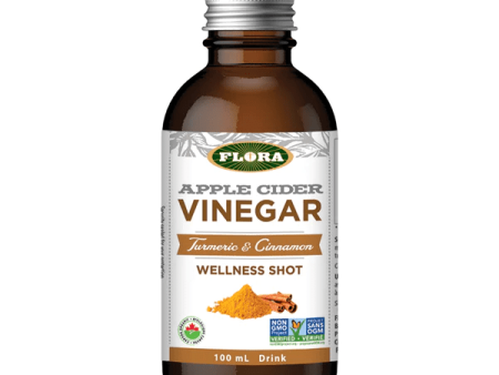 Flora - apple cider vinegar turmeric and cinnamon wellness drink on Sale