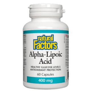 Natural factors - alpha-lipoic acid | 200mg | 400mg Supply