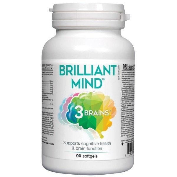 3 brains - brilliant mind - 90 sgels Supply