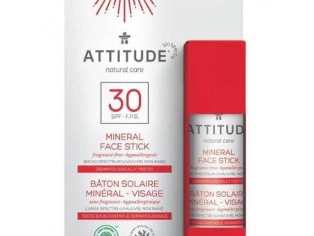 Attitude - 100% mineral face stick spf 30fragrance-free 184 g Online Sale