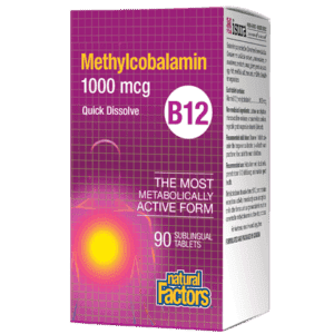 Natural factors - b12 methylcobalamin 1000 mcg on Sale