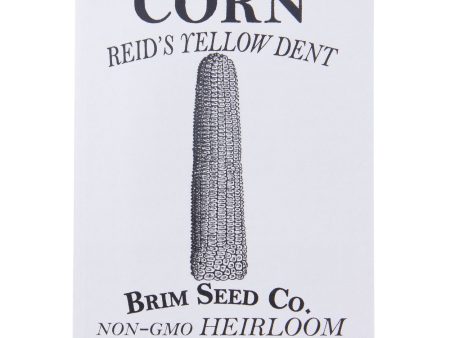 Brim Seed Co. - Reid s Yellow Dent Corn Heirloom Seed Discount