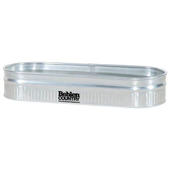 Behlen 2x1x6 Galvanized Round End Sheep Tank Supply