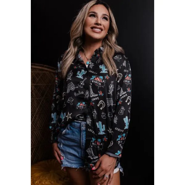 Wanted Texas Rodeo Button Down Discount