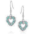 Montana Silversmith Love Conquers All Heart Earrings Cheap