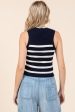 Kealy Striped Sweater Tank Top Online Sale