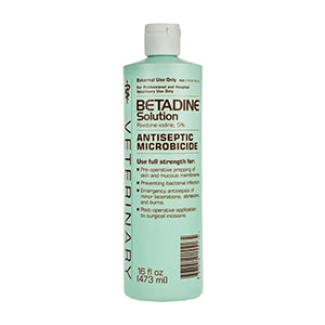 Betadine -16oz. Veterinary Solution 5% Fashion