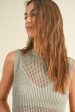 Women s  Gia  Crochet Sleeveless Top Online Hot Sale