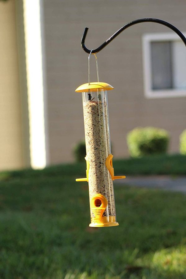 Ashman Bird Feeder, Metal Top and Bottom, Spacious Design, Attractive & Long Lasting For Sale