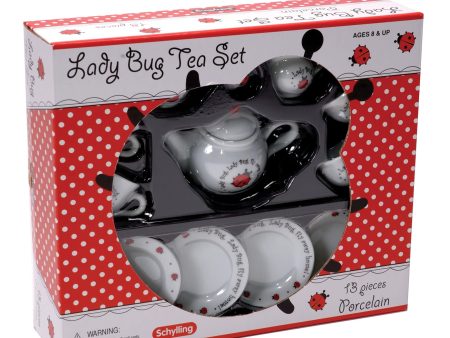 Schylling - Porcelain Ladybug Tea Set For Sale