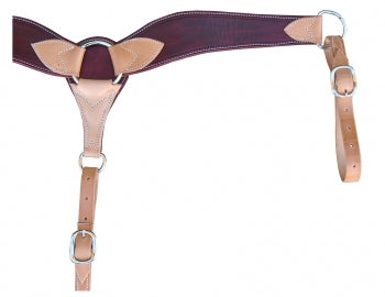 CST Burgundy Roper Breast Collar Sale