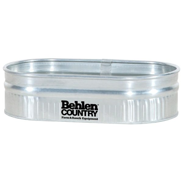 Behlen 2x1x4 Galvanized Round End Sheep Tank Hot on Sale