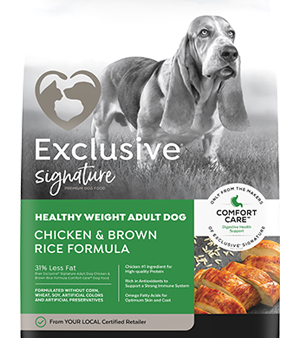 Exclusive Signature Healthy Weight Adult Dog Formula 30lb Cheap