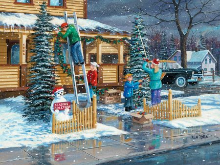 0839 Deck the Halls 1000 pc Puzzle Hot on Sale