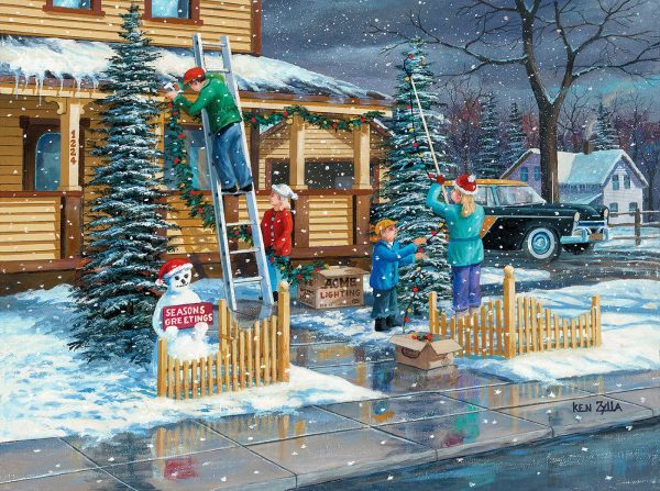 0839 Deck the Halls 1000 pc Puzzle Hot on Sale