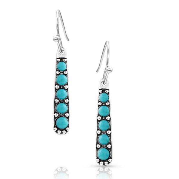 Montana Silversmith Turquoise Cascade Earrings For Cheap