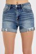 Risen Stevie High Rise Ripped Hem Short Online Hot Sale