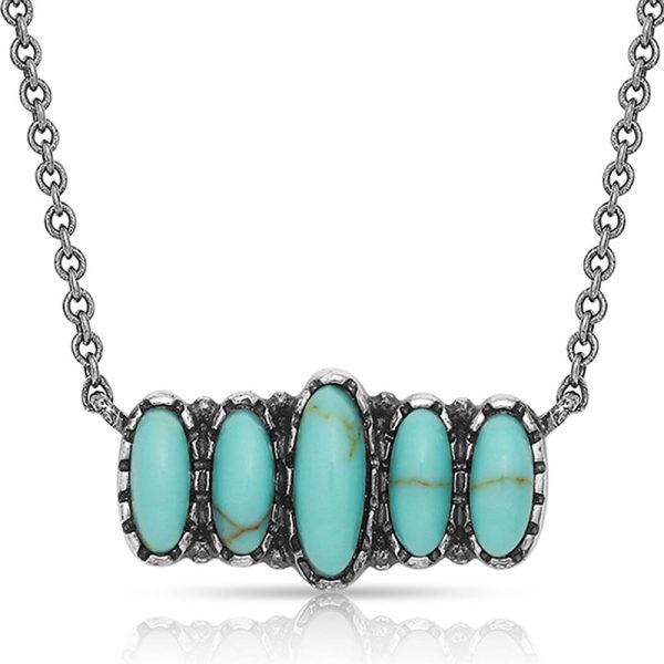 Montana Silversmith Turquoise Quint Bar Necklace Supply