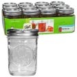 Ball - 12Pack Regular Mouth Half Pint Jars Discount