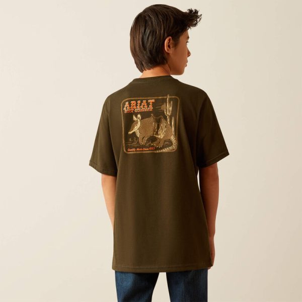 Ariat Boy s Armadillo on a Half Shell Tee For Discount