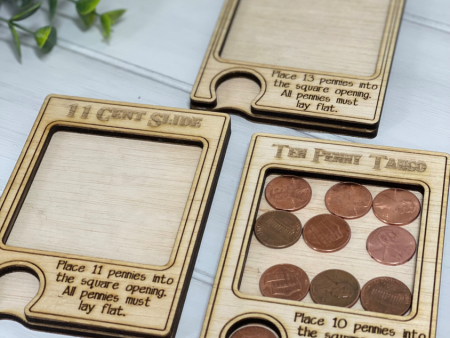 Wood Penny Puzzles on Sale