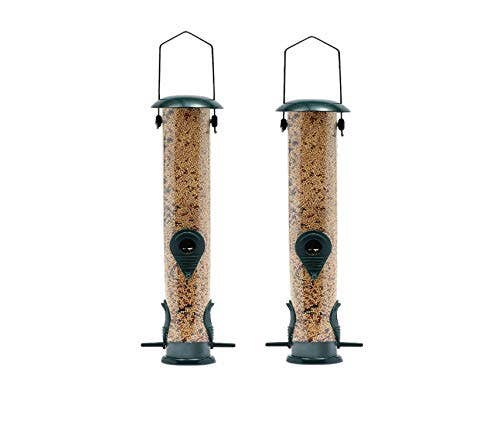 Ashman Bird Feeder, Metal Top and Bottom, Spacious Design, Attractive & Long Lasting For Sale