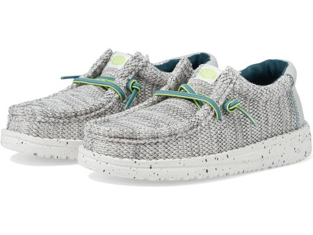 Hey Dude Wally Toddler Heathered Mesh White For Sale