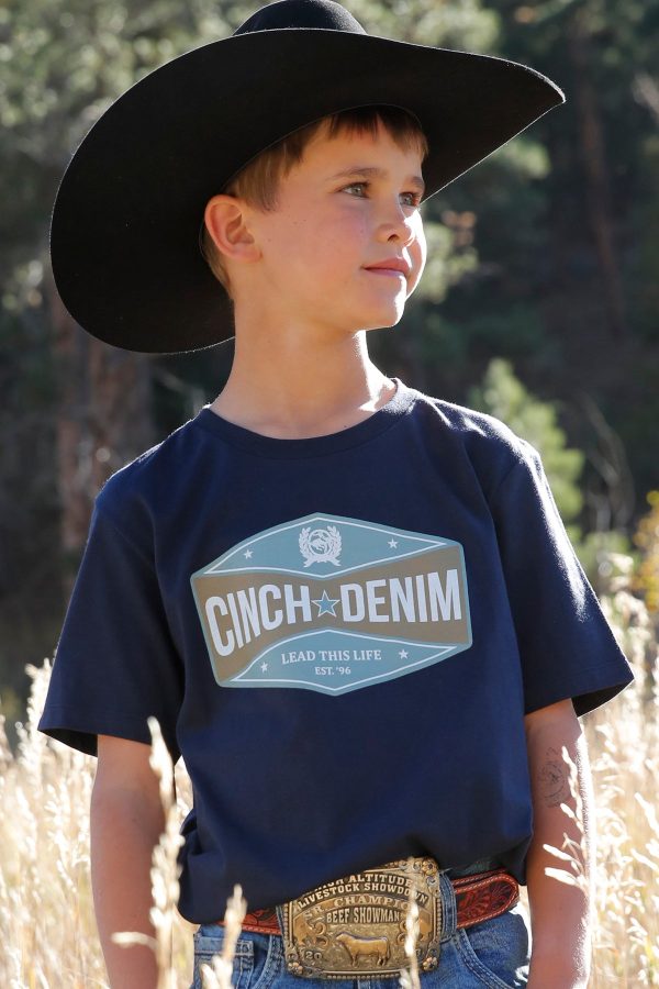 Cinch Boy s  Dillan  Tee For Sale