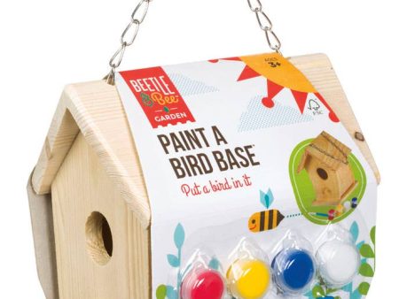 Beetle & Bee - Paint A Bird Base Backyard Birdhouse Kit Cheap