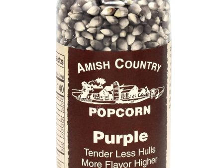 Amish Country Popcorn - 14oz Bottle of Purple Popcorn Online Hot Sale