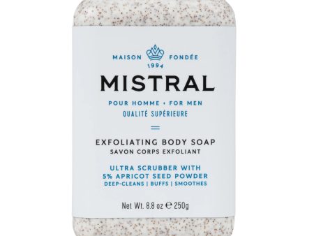 Mistral - 8.8oz. Men s Exfoliating Body Soap Bar Fashion