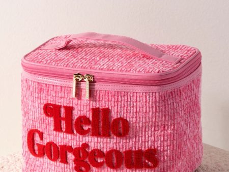 Shiraleah  Hello Gorgeous  Cosmetic Case, Pink Online