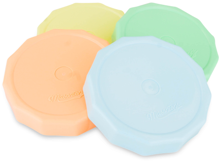 Masontops - Regular Mouth Pastel Tough Top Plastic Mason Jar Lids Online Hot Sale