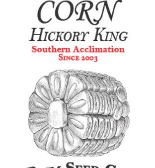 Brim Seed Co. - Southern Acclimated Hickory King Corn Heirloom Seed Discount