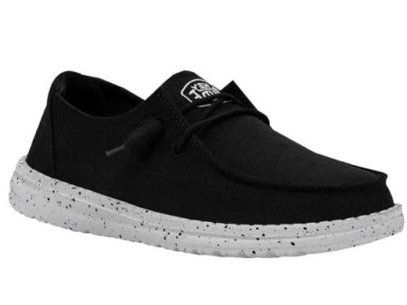 Hey Dude Wendy Slub Canvas Black Online Sale