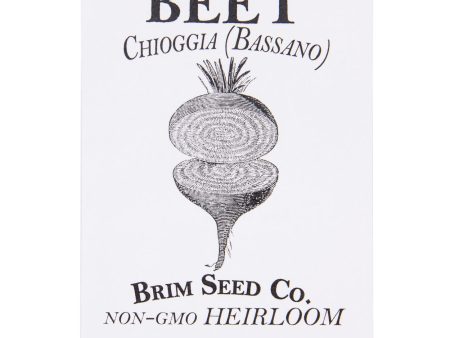 Brim Seed Co. - Chioggia Bassano Beet Heirloom Seed Supply