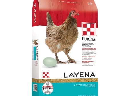 Purina® Layena® Crumbles Chicken Food 25lb For Sale