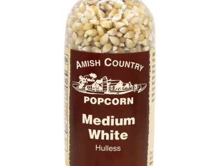 Amish Country Popcorn - 14oz Bottle of Medium White Popcorn Cheap