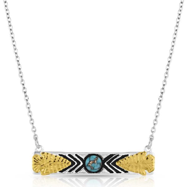 Montana Silversmith Southwest Nights Arrowhead Turquoise Necklace Online now