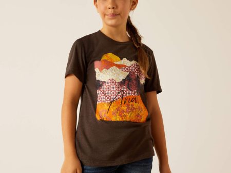 Ariat Girl s Mountain Patterns Tee Discount