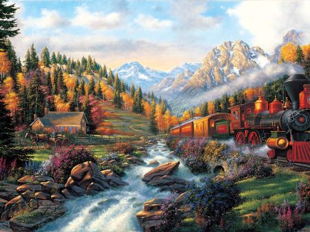 SunsOut - Autumn Run Puzzle 500 pc Supply