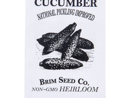 Brim Seed Co. - National Pickling Improved Cucumber Heirloom Seed Supply