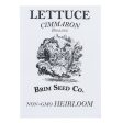 Brim Seed Co. - Cimmaron Deep Red Romaine Lettuce Greens Heirloom Seed Sale