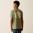 Ariat Boy s Bark Camo Charger Tee Fashion