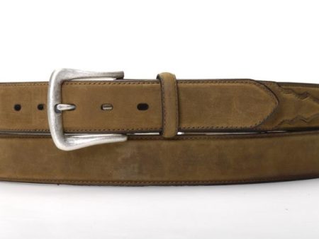 Nocona Men s Leather Overlay Belt Fashion