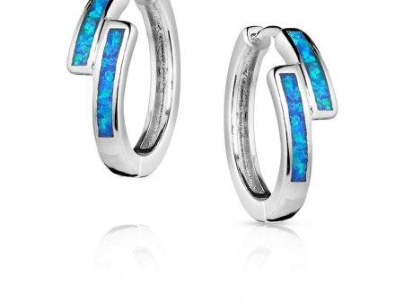 Montana Silversmith Subtle Enchantment Opal Hoop Earrings Fashion